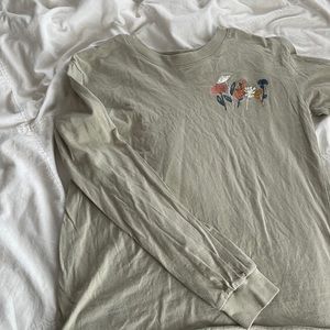 art class long sleeve shirt with flowers XL girls